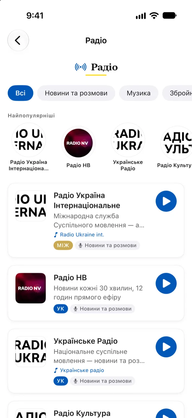 Радіо в Бабі на iPhone